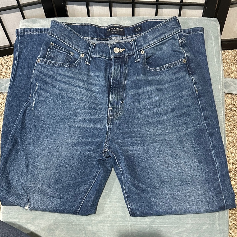 Lucky Brand Women's High Rise Blue Jeans Size 6/28 Loose Fit